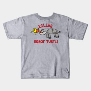 Killer Robot Turtle Kids T-Shirt